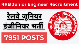 RRB Junior Engineer Recruitment 2024